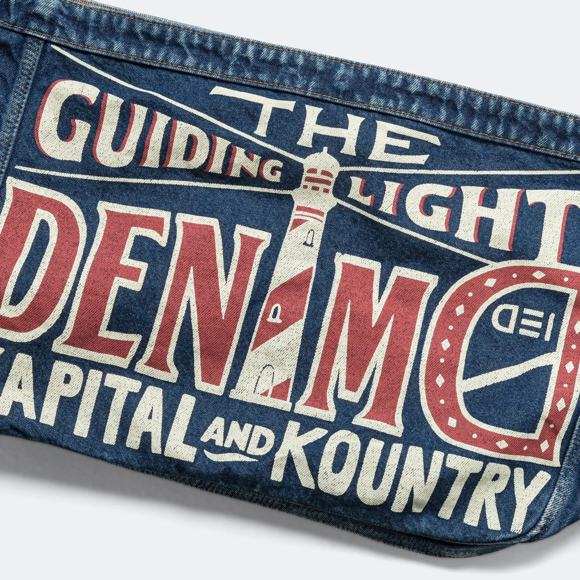 13oz Denim NEWS PAPER BAG GUIDING LIGHT