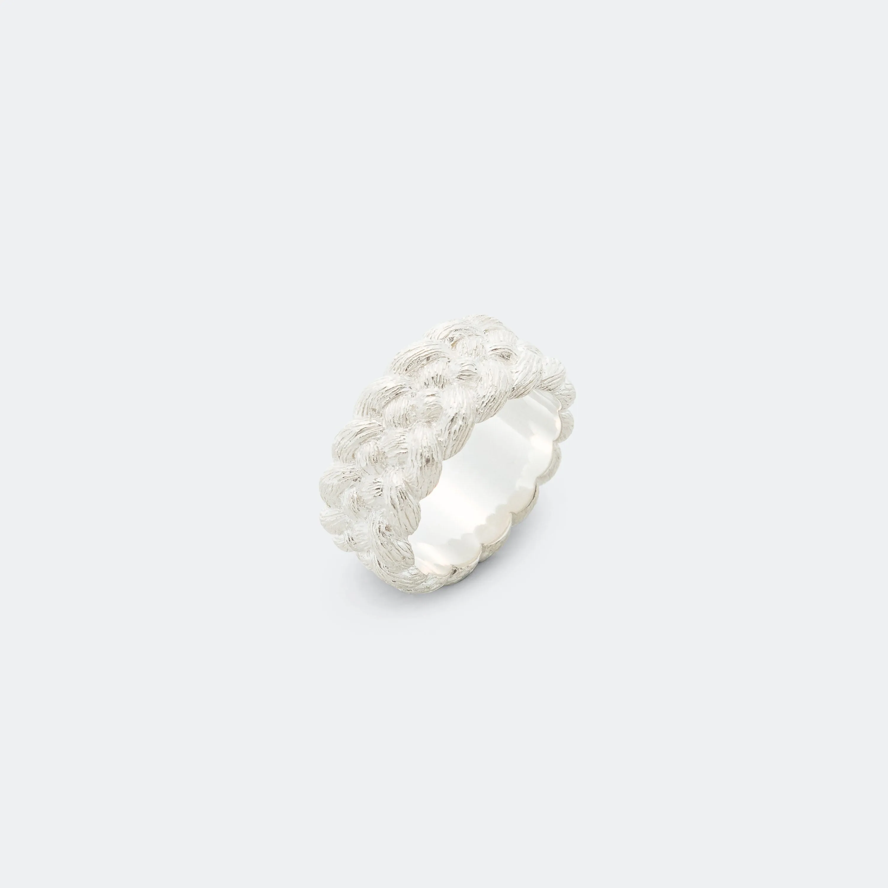 4 Strand Braid Ring - 925 Silver