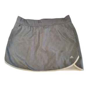Adidas Women's White & Grey Mesh Golf Skort Size XL