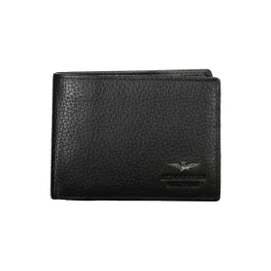 Aeronautica Militare Sleek Dual-Compartment Leather Men's Wallet