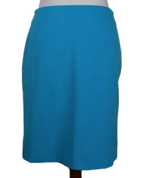 Akris Teal Blue Skirt sz 6