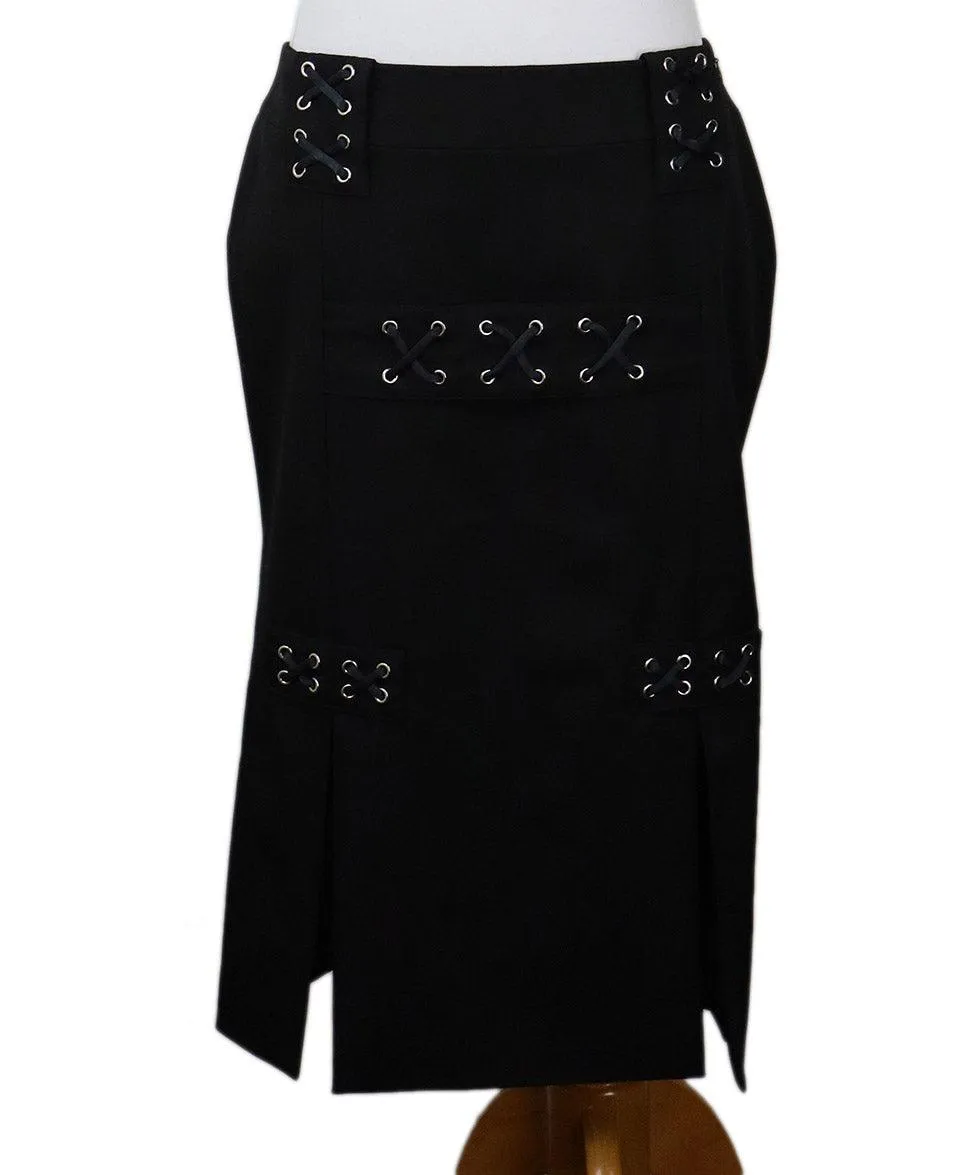Alessandra Rich Black Skirt sz 6