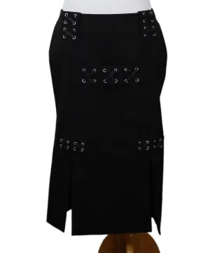 Alessandra Rich Black Skirt sz 6