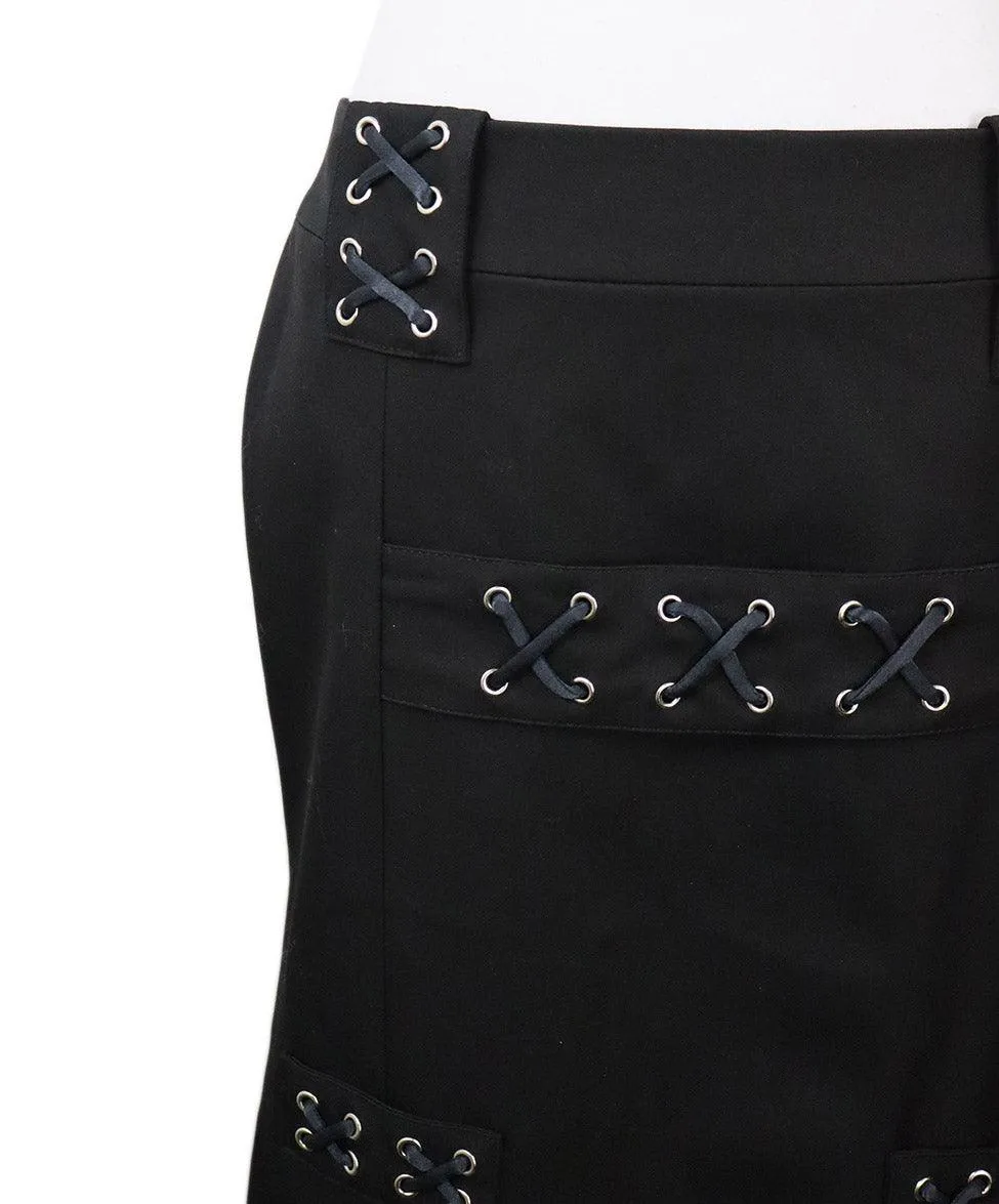 Alessandra Rich Black Skirt sz 6