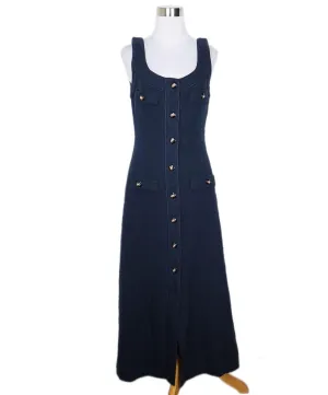Alessandra Rich Blue Tweed Dress sz 4