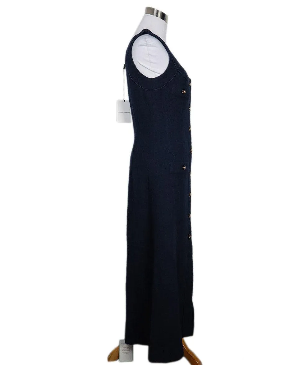 Alessandra Rich Blue Tweed Dress sz 4