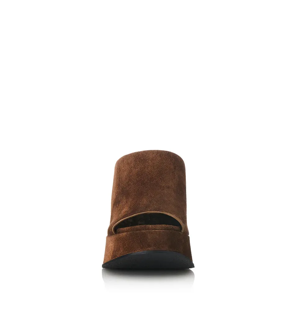 ALIAS MAE Womens Gloria Mules - Mocha Suede