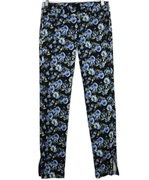 Anne Fontaine Blue & Green Floral Jeans sz 6