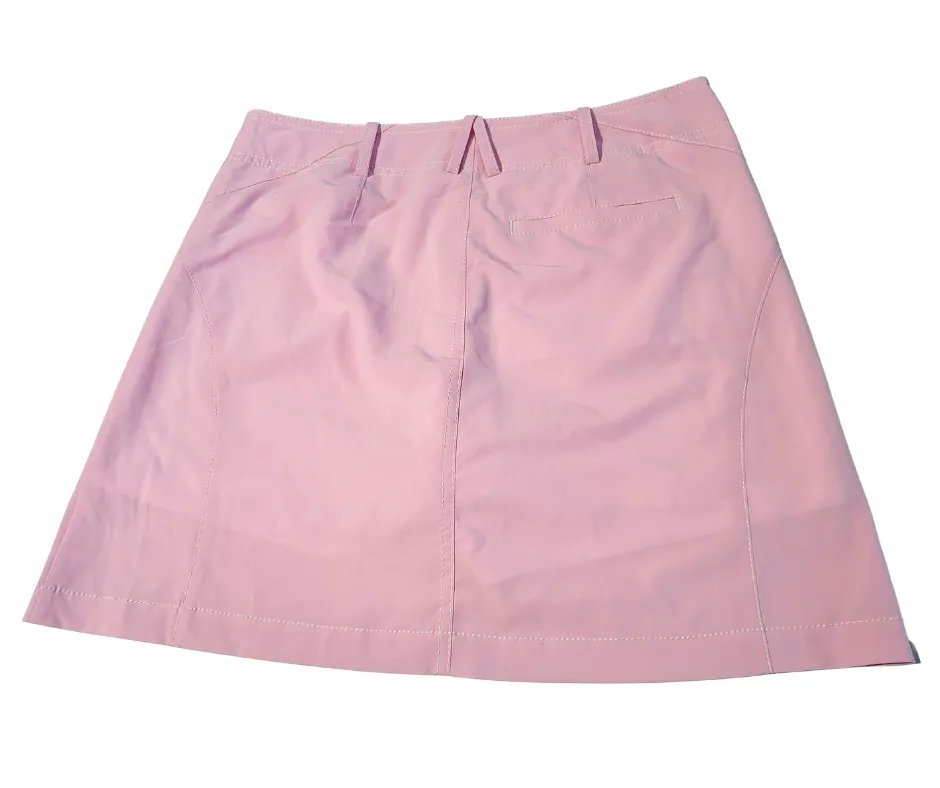 Annika by Cutter & Buck Light Pink Golf Skort Size 8 MSP$105