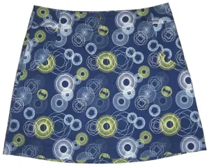 Annika By Cutter & Buck Navy Golf Skort with Spiral Print Size 2 MSP$100