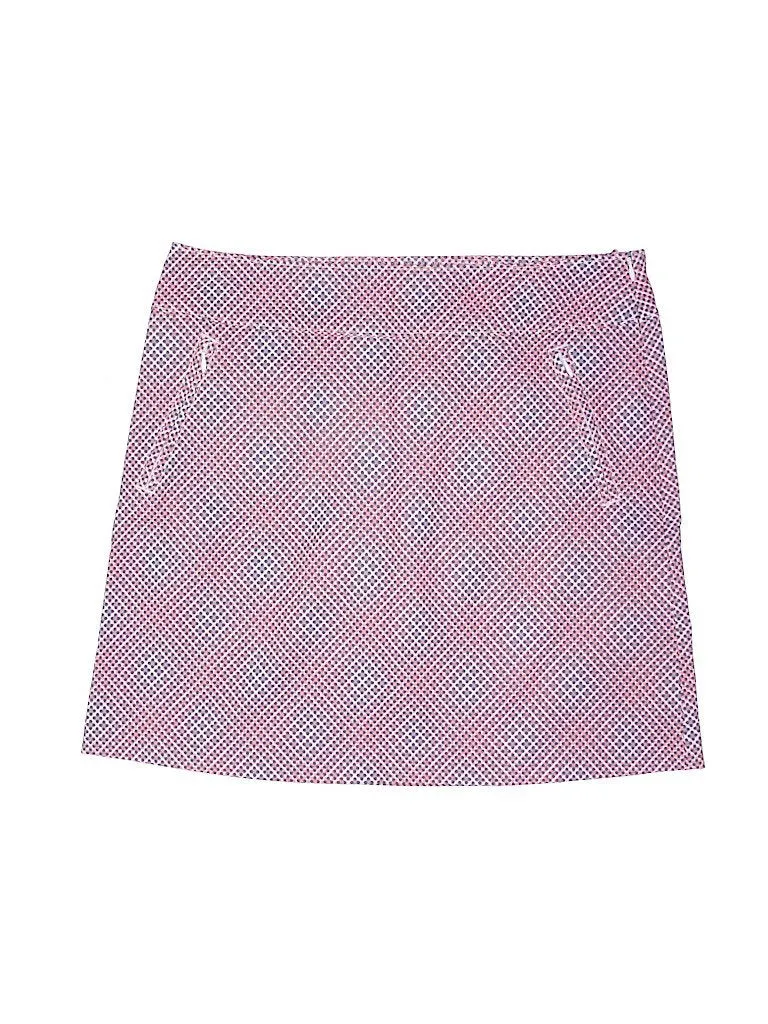 Annika Gray & Coral Mini Dot Skort