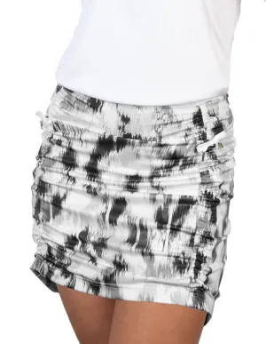Antigua Black & White Patterned Cinch Skort Size XL MSP$70
