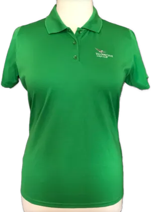 Antigua Women's Green Golf Polo with Logo Size XL MSP$50