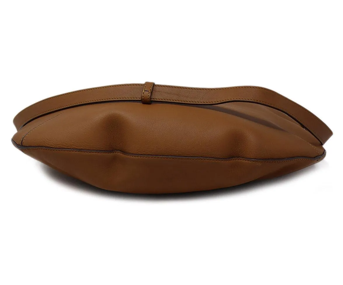 Anya Hindmarch Tan Leather Smiley Face Crossbody