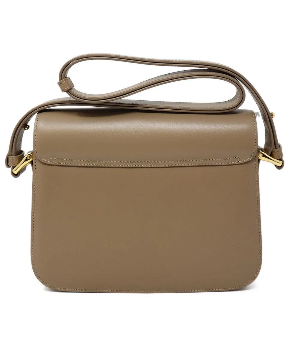 A.P.C. Taupe Leather Crossbody