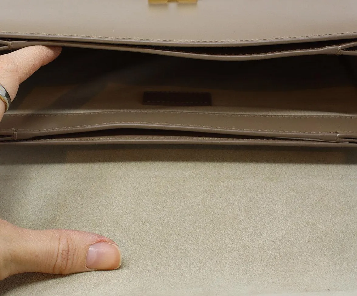 A.P.C. Taupe Leather Crossbody
