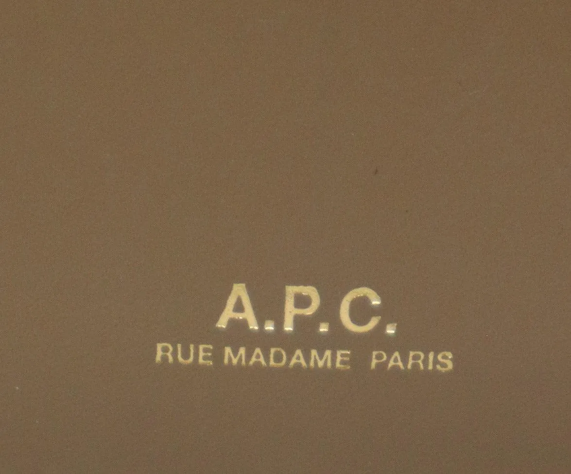 A.P.C. Taupe Leather Crossbody