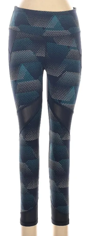 Athleta Navy, Gray & Blue Print Leggings Size M. MSP$109