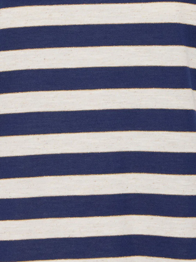 B Young BySanto T-Shirt Medieval Blue Mix