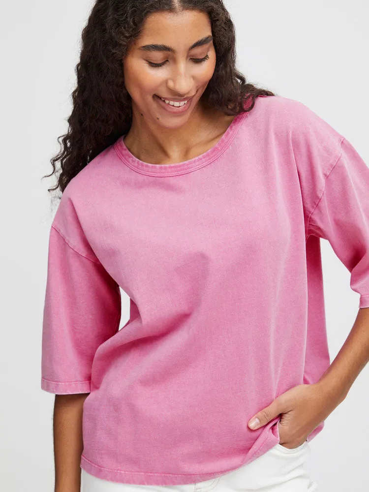 B Young ByTrollo SS T-Shirt Pink