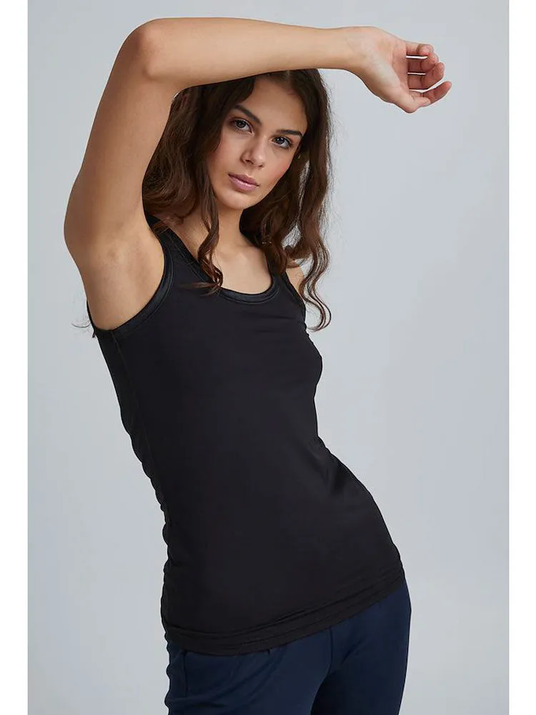 B Young Lane Sin Basic Vest Black
