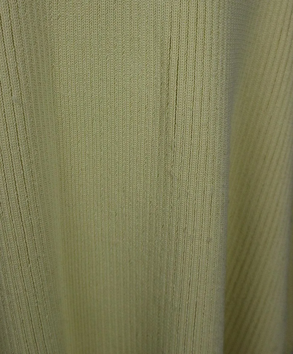Balenciaga Neon Yellow Knit Skirt sz 6