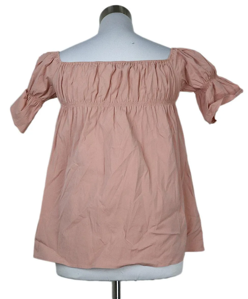 Blumarine Pink Cotton Top sz 0