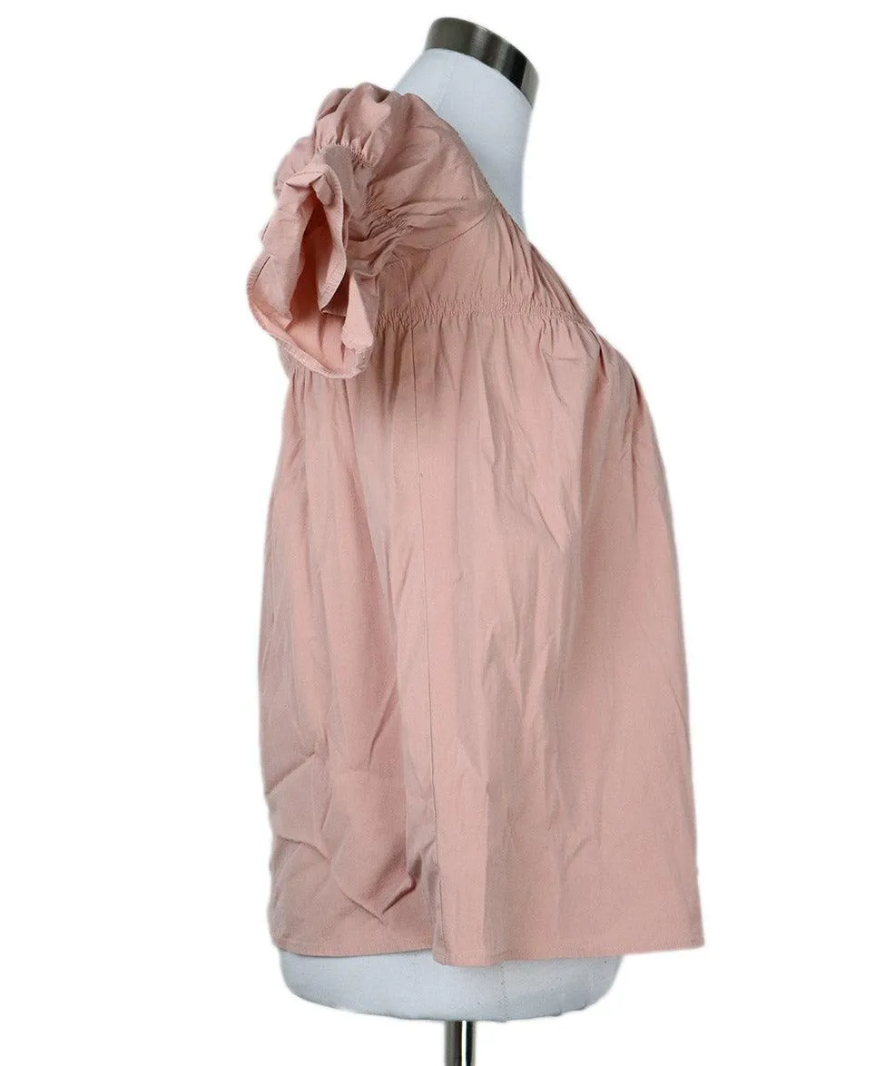 Blumarine Pink Cotton Top sz 0