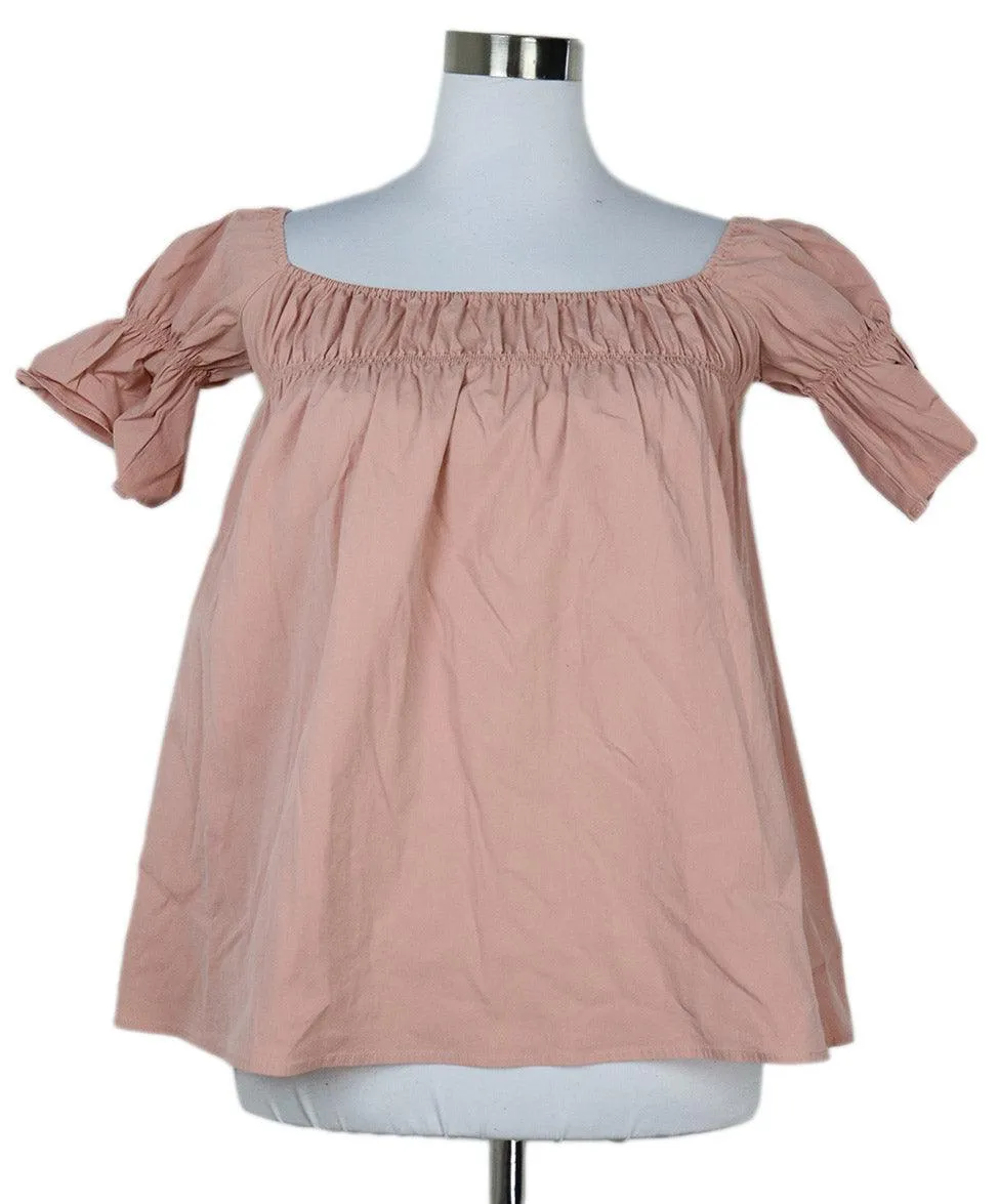 Blumarine Pink Cotton Top sz 0