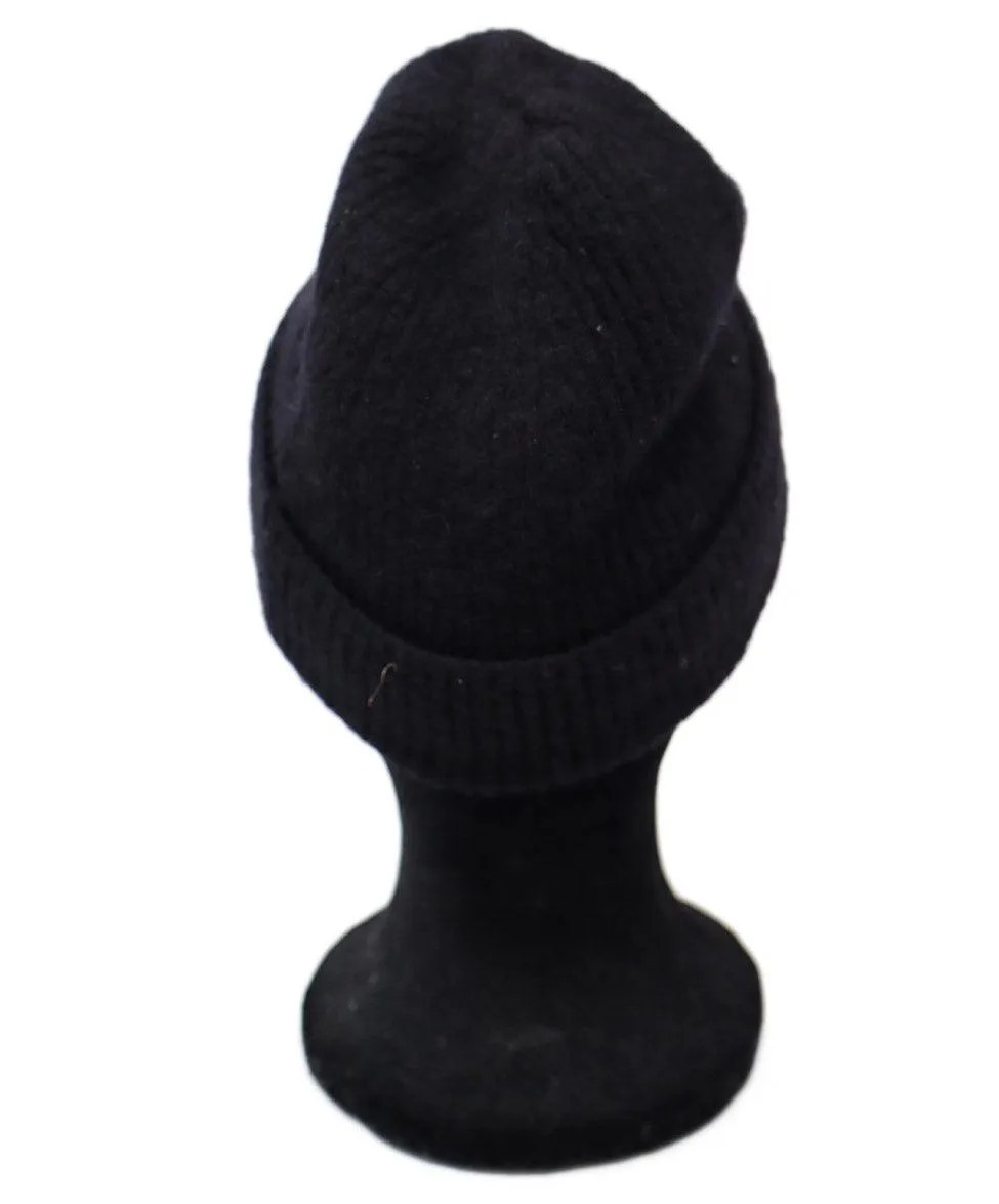 Bogner Black Wool Hat