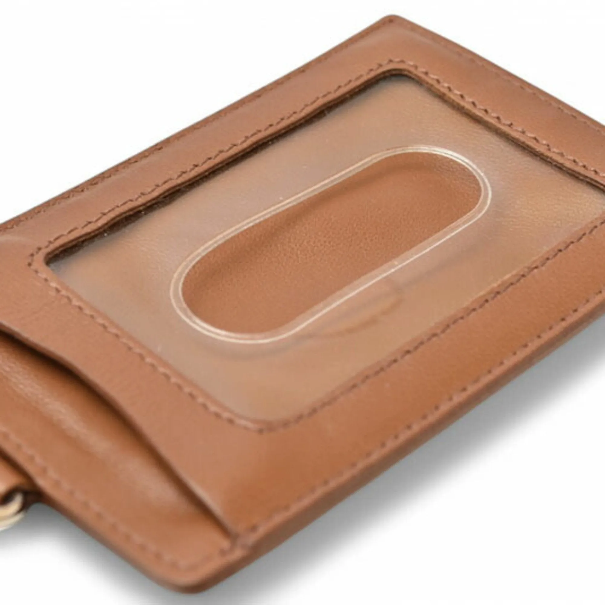 Bottega Veneta Leather Card Case (Pre-Owned)