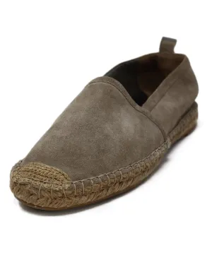 Brunello Cucinelli Taupe Suede Espadrilles sz 8