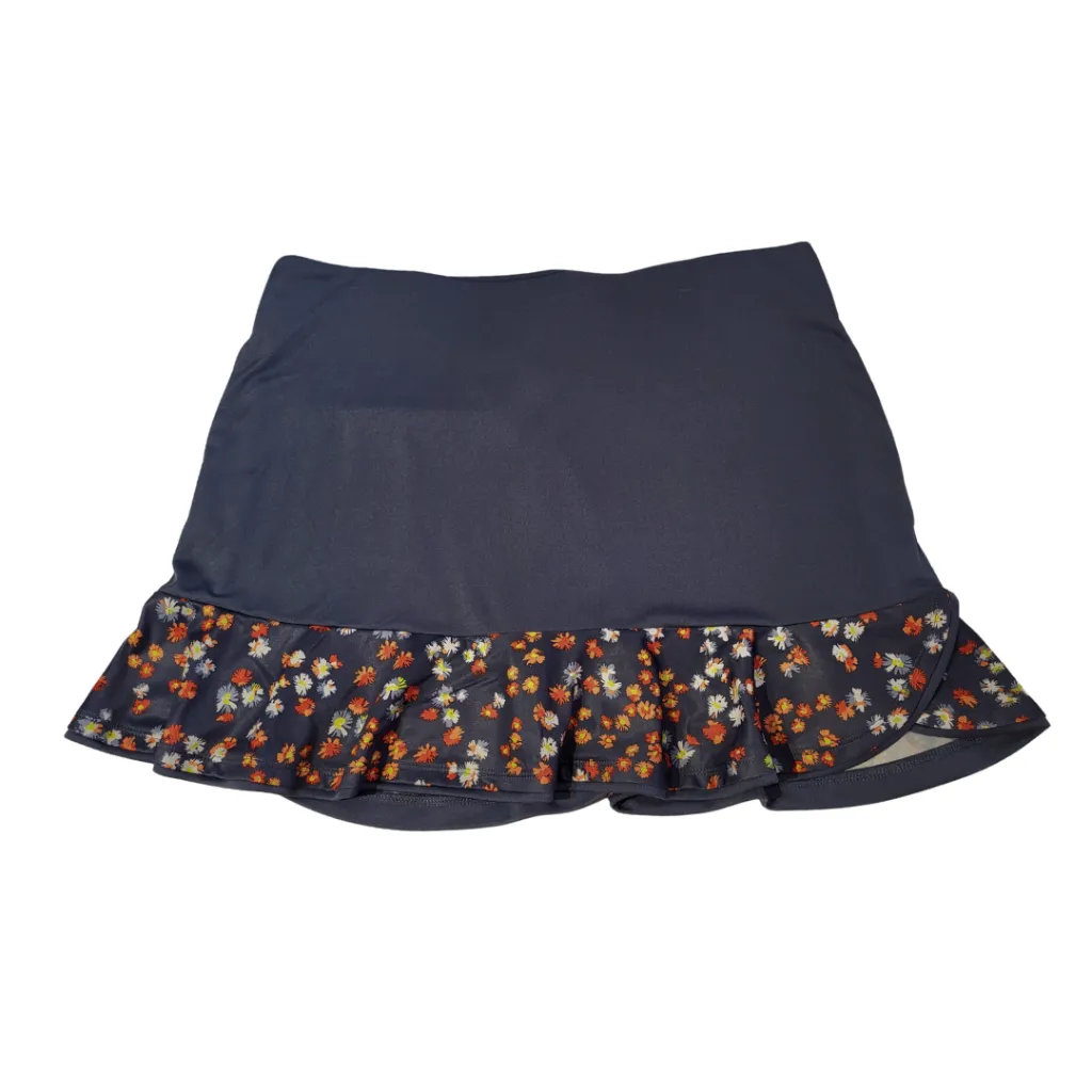 Callaway Opti-Dri Pale Navy Floral Pull-On Skort Size L MSP$84