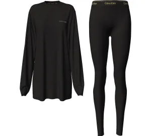 Calvin Klein SLEEP SET UB1 Womens Pyjamas Black