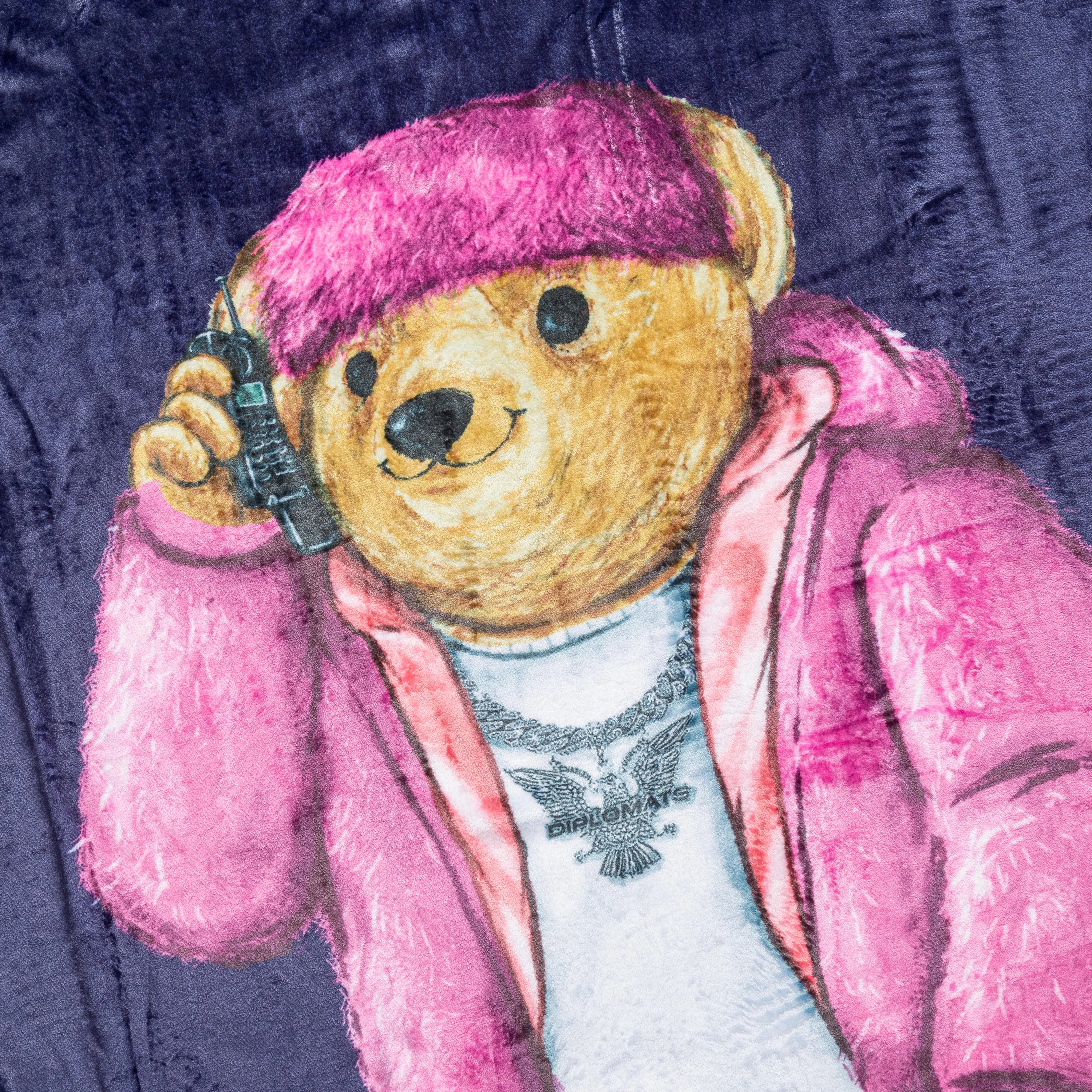 Cam'Bear Blanket - Navy