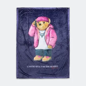 Cam'Bear Blanket - Navy