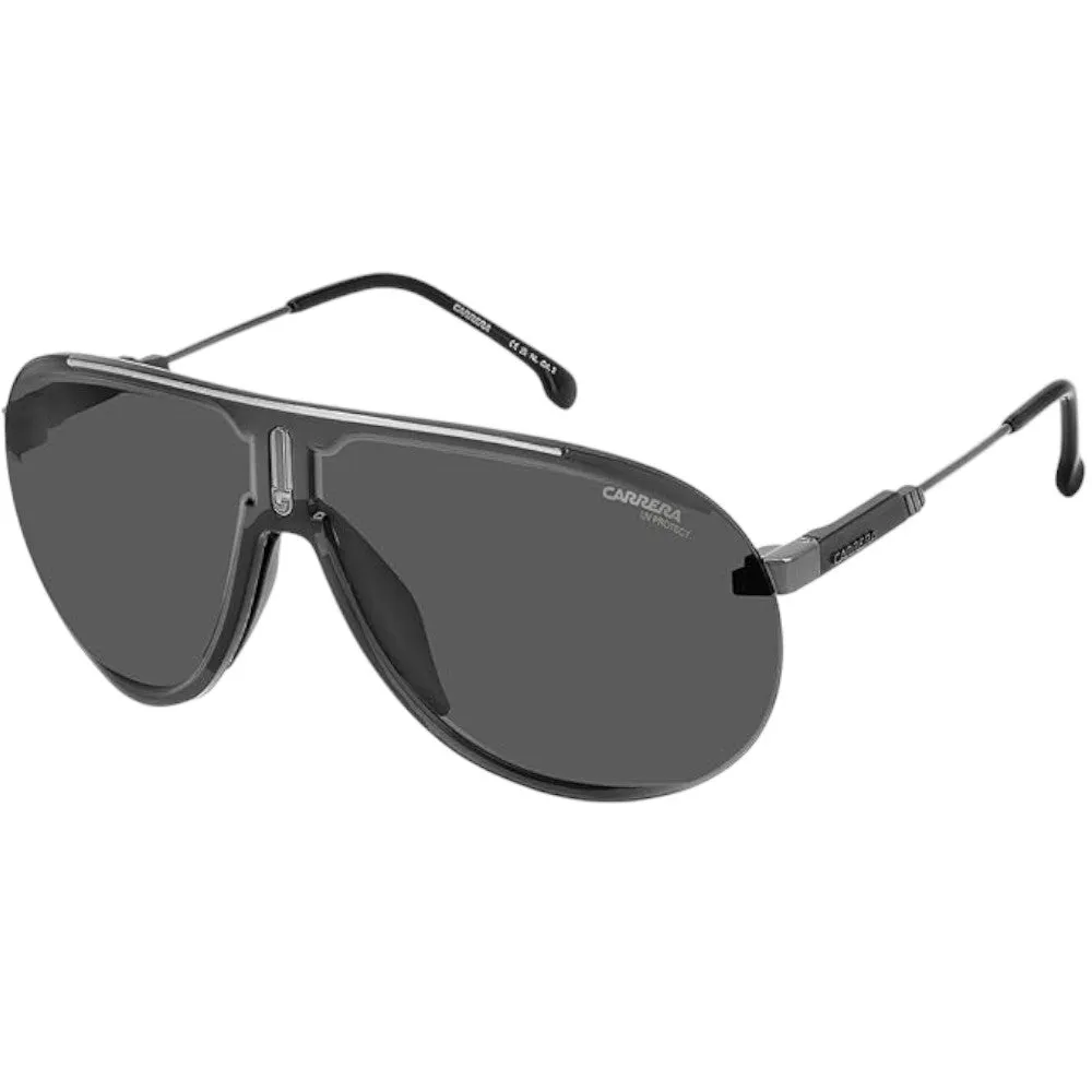 Carrera SUPERCHAMPION Unisex Grey Shield Sunglasses 99-01-135