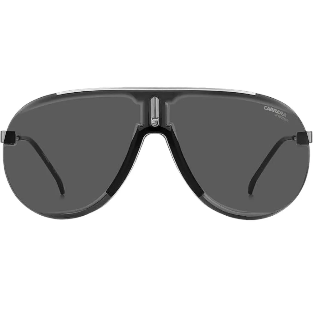 Carrera SUPERCHAMPION Unisex Grey Shield Sunglasses 99-01-135