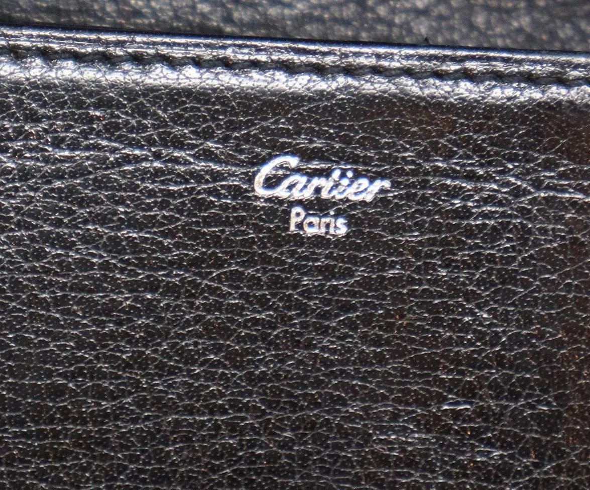 Cartier Black Leather Wallet