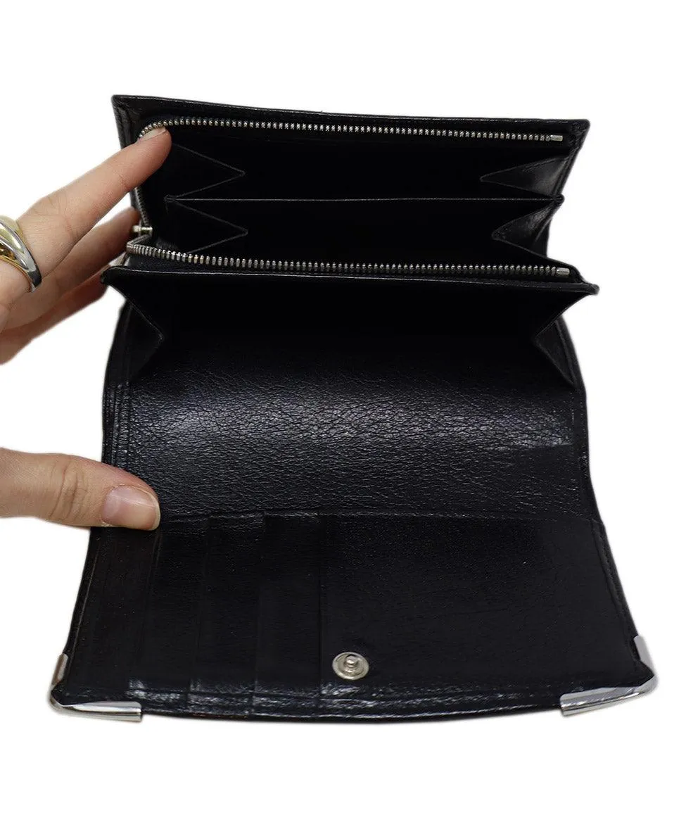 Cartier Black Leather Wallet