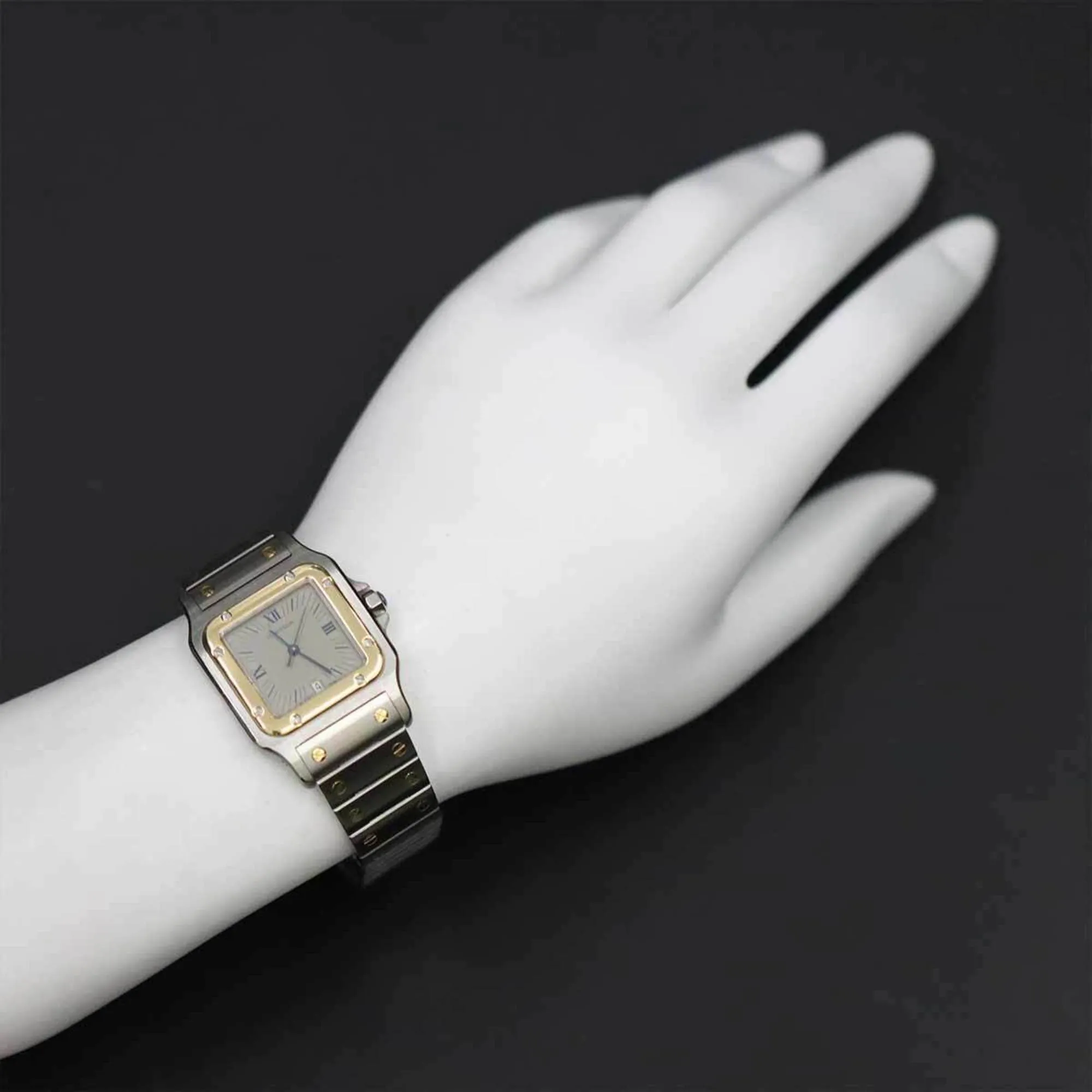 Cartier Stainless Steel yellow gold (18K) Wristwatch (Pre-Owned)