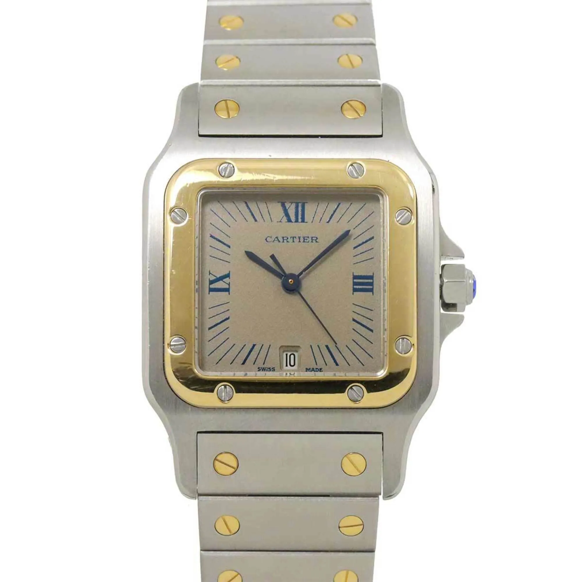 Cartier Stainless Steel yellow gold (18K) Wristwatch (Pre-Owned)
