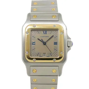 Cartier Stainless Steel yellow gold (18K) Wristwatch (Pre-Owned)