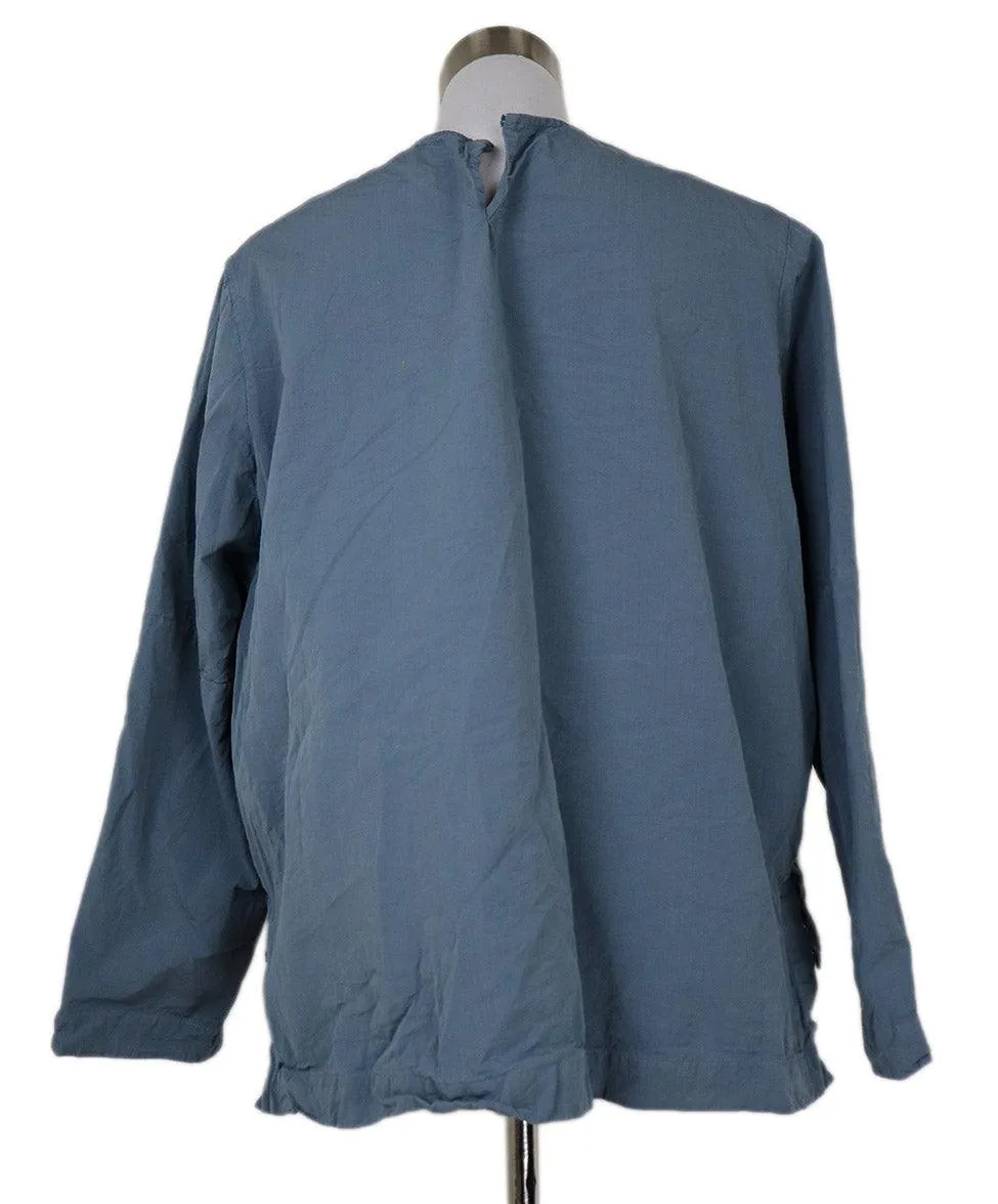 Casey Casey Blue Cotton Shirt sz 4