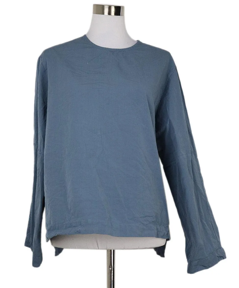 Casey Casey Blue Cotton Shirt sz 4