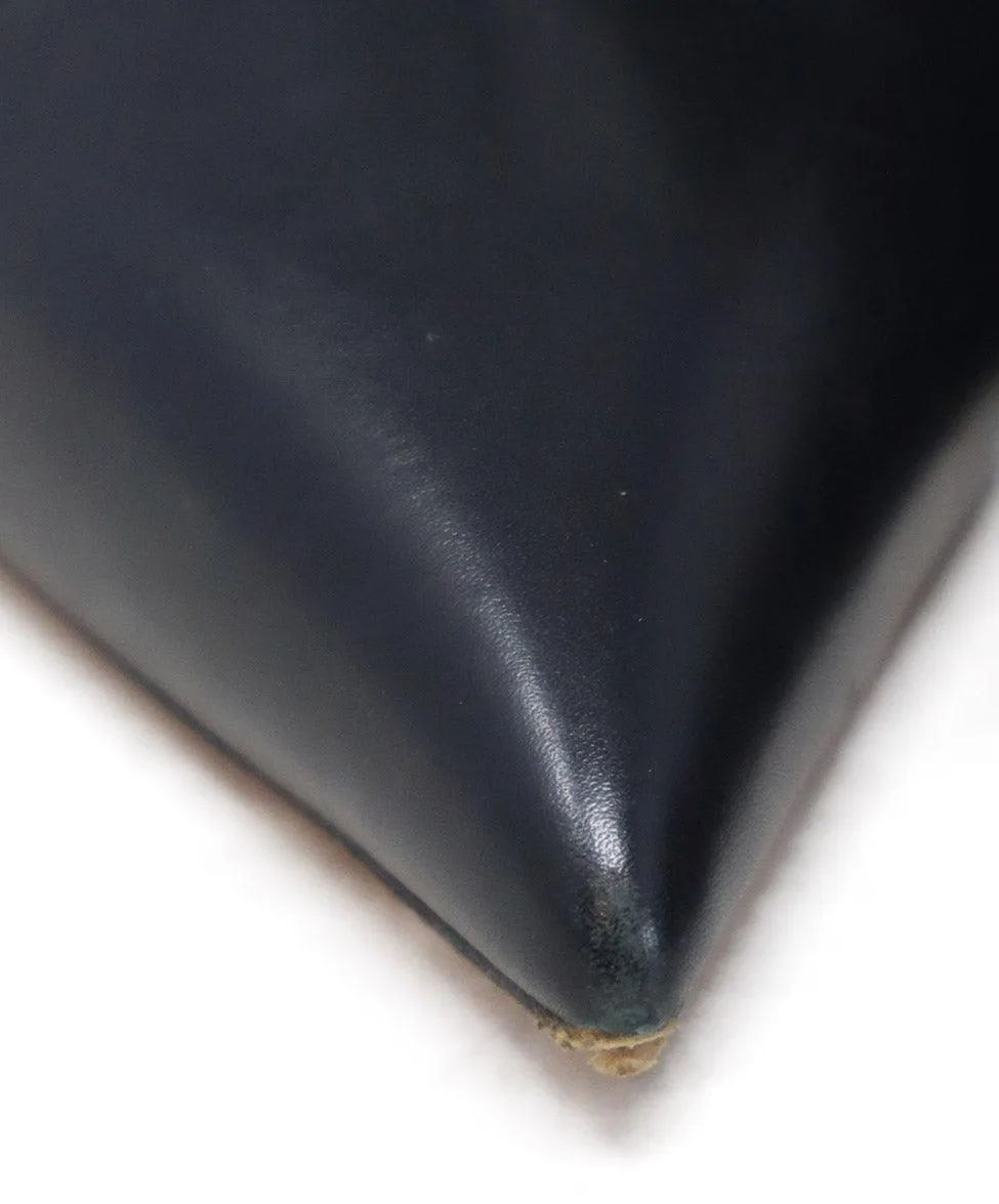 Celine Black Leather Heels sz 6