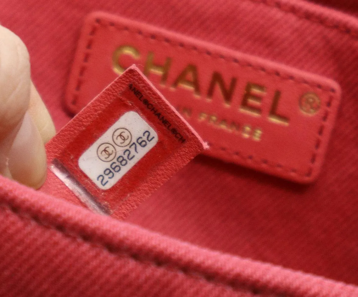 Chanel Pink Denim Coco Flap Bag Crossbody