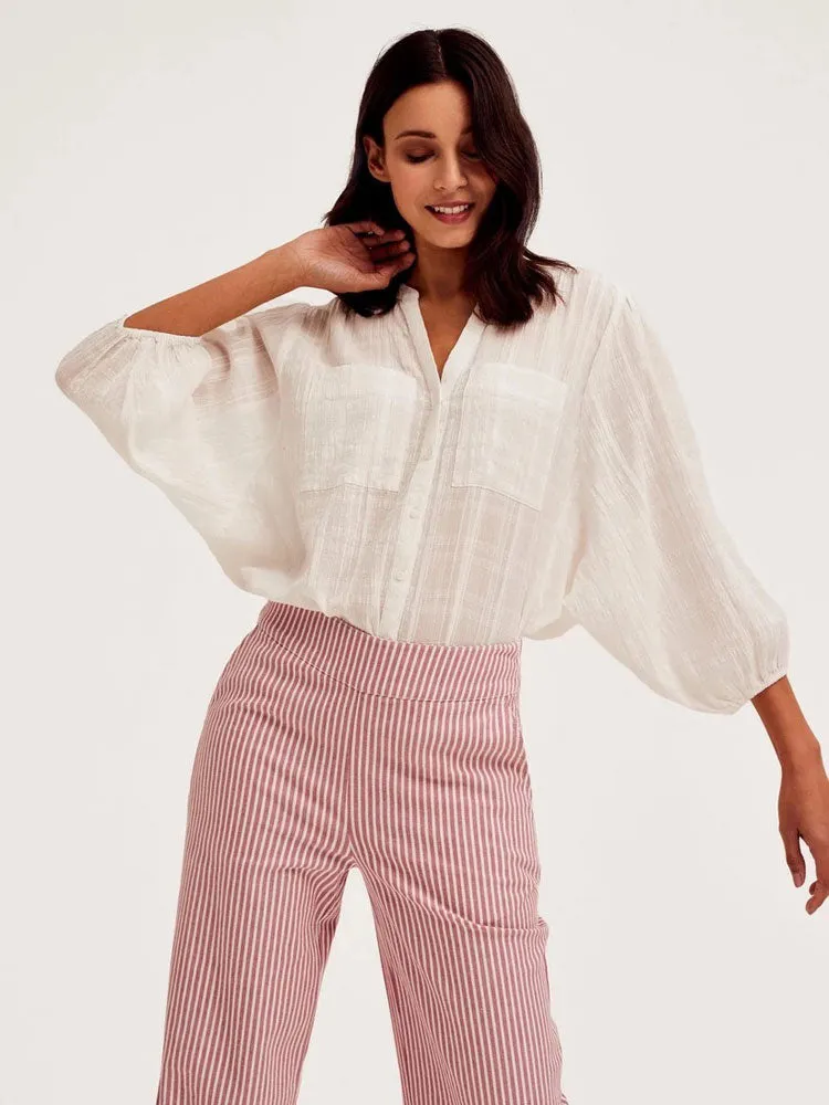 CKS Wild Blouse Light Beige