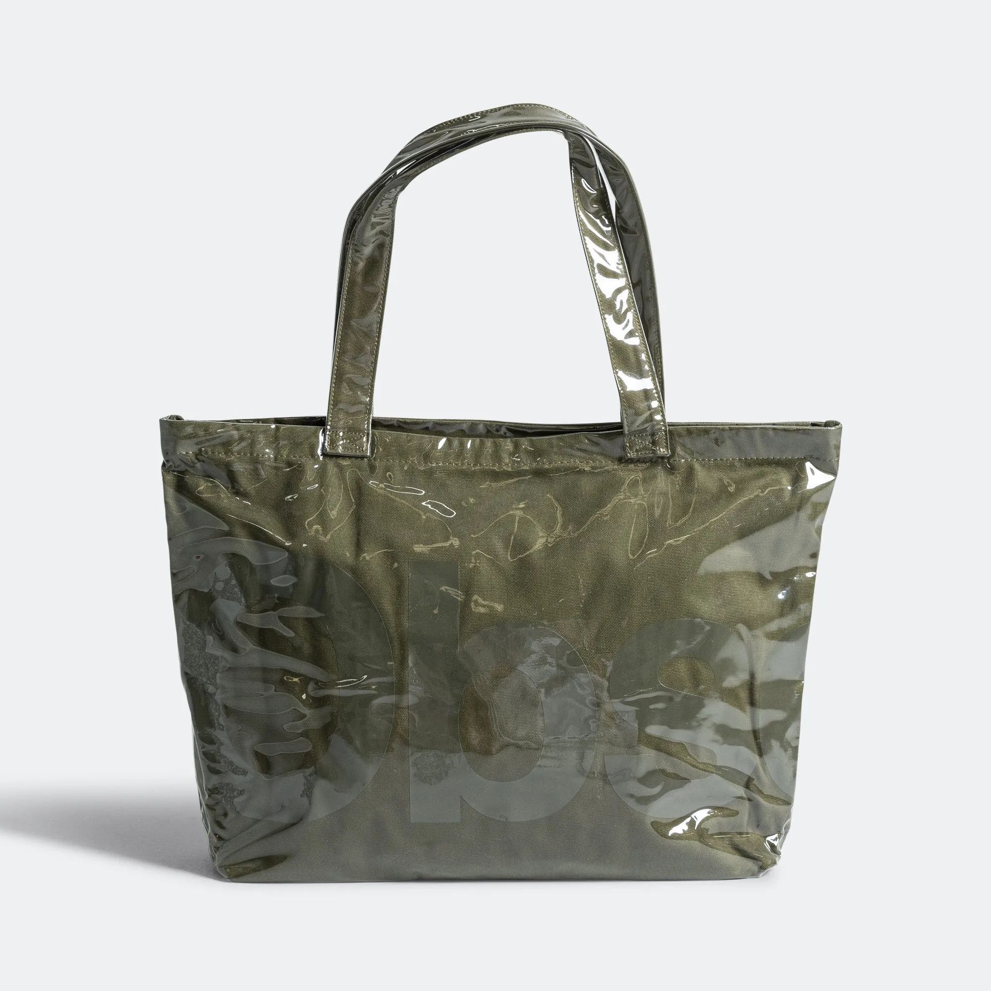 Classic Logo PVC Tote Bag - Army Green