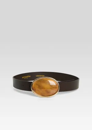 Dagmar High Waist Leather Belt